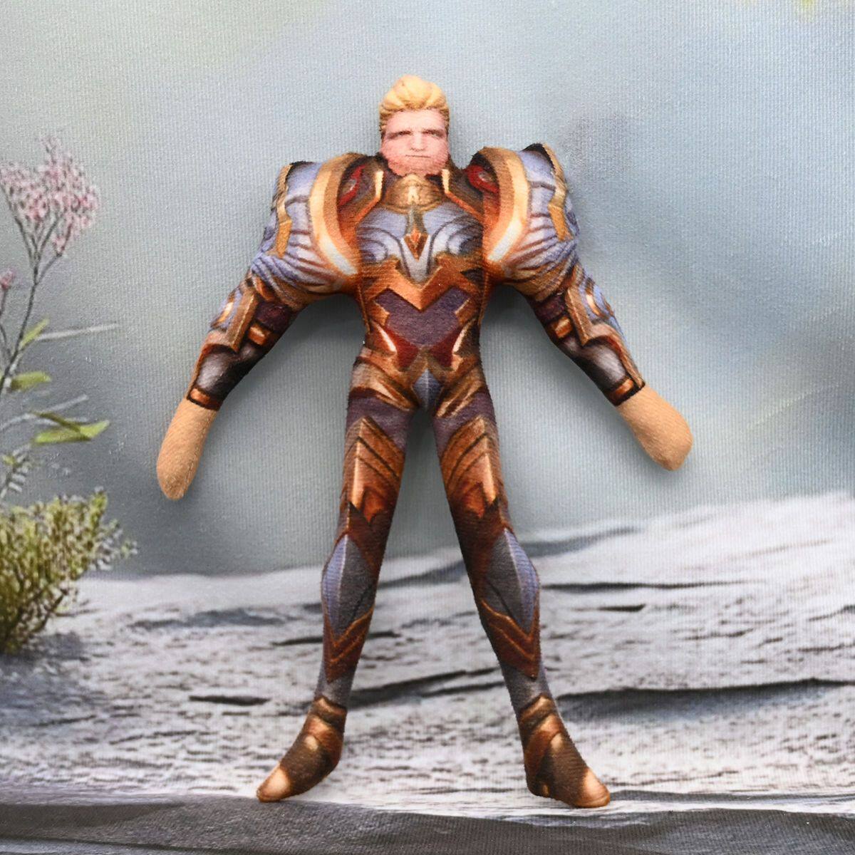 王者荣耀玩偶王者荣耀老鼠干公仔手脚铁丝骨架可活动毛绒玩偶峡谷英雄卤蛋丑