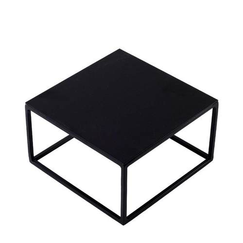 中式黑色金属小型铁架底座工艺品摆件茶桌盆栽铁艺置物展示架摆设 - 图3