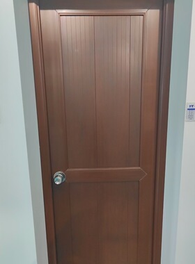 塑钢UPVC豪华门柚木厂家卫生间门厕所门隔音封窗静音单开门