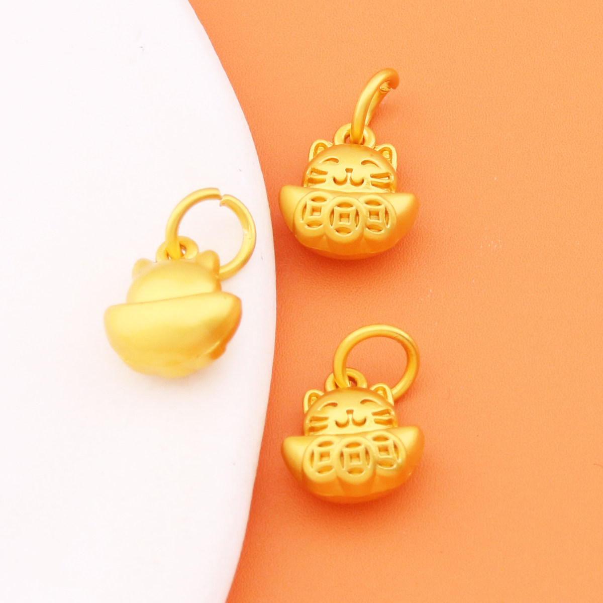 批发保色铜钱猫咪挂件混批手工手链项链配件diy饰品配件吊饰挂坠,淘宝优惠券,粉丝福利购,淘宝优惠卷