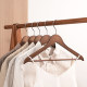 Solid wood hangers, seamless clothes stays for home use and hotels