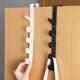Rear hook vertical bag storage and hanging type
