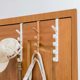 Rear hook vertical bag storage and hanging type
