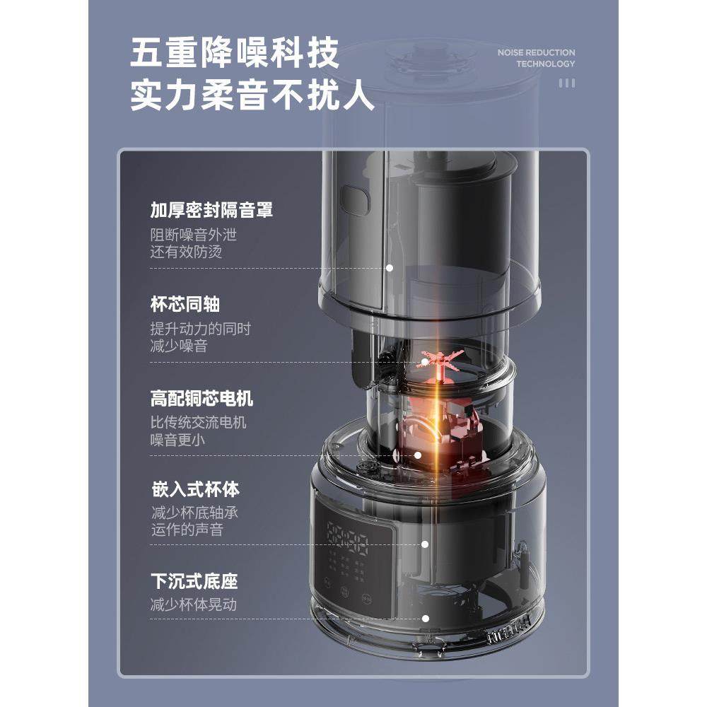 德国蓝宝柔音静破壁机家用全自动新款料理五谷豆浆辅食烹饪机PB02,淘宝优惠券,粉丝福利购,淘宝优惠卷