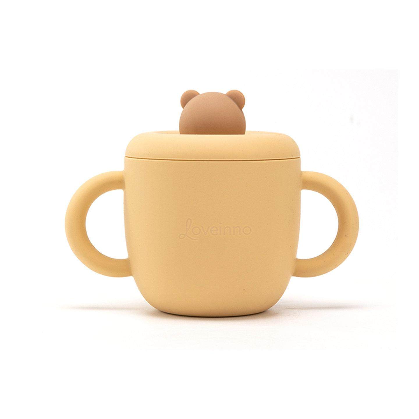 Loveinno婴儿水杯宝宝小熊吸管水杯婴儿6个月以上水杯防摔易抓握,淘宝优惠券,粉丝福利购,淘宝优惠卷