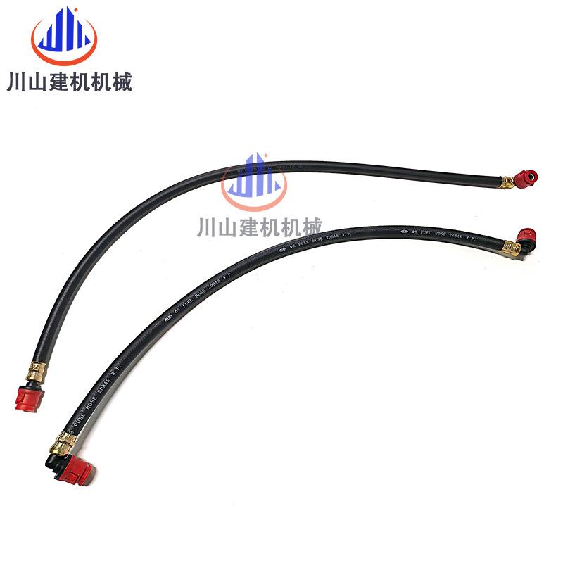 件挖斯掘机配6D107康明C20BFS0220/240-8柴油格进油管柴油格回油P - 图2