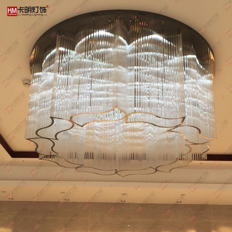 YTJ现货现代时酒尚非简约店客房水晶吸顶灯led灯饰装饰标工程灯具 - 图2