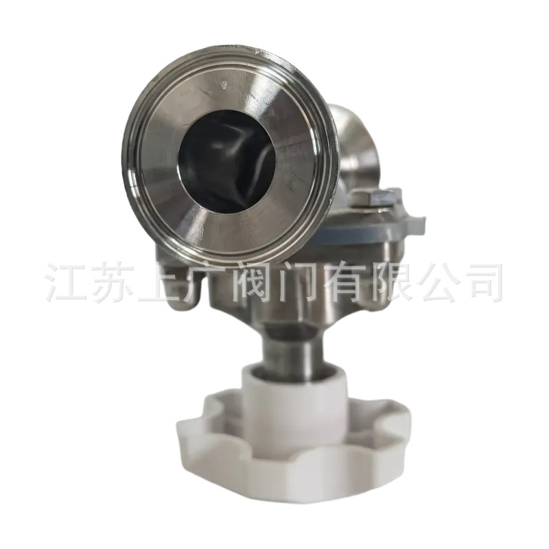 G81F-16RL快装隔膜阀316L不锈钢食品卫生级直通快开卡盘式卡箍膜 - 图0