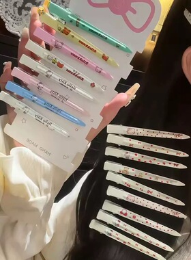 ins神器卡通洗脸蓬松鸭嘴无痕化妆发夹KT可爱刘海发卡夹女