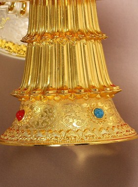 佛前供碗a供佛杯供水杯供护法杯藏式贡碗上供佛前八吉祥供盘高脚