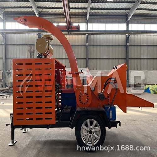 树枝果园粉碎碎枝机 秸秆园林枝条破碎 木材树枝圆木木竹破碎机 - 图2