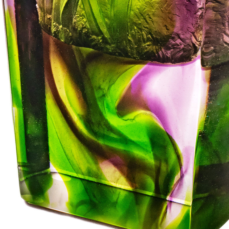 古法琉璃花瓶摆件彩色渐变家居装饰品客厅玄关办公室简约风艺术品,淘宝优惠券,粉丝福利购,淘宝优惠卷