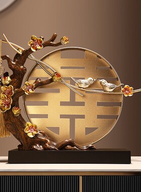 结婚礼物送新人新中式装饰品w摆件订新婚礼品送闺蜜新娘高档高级