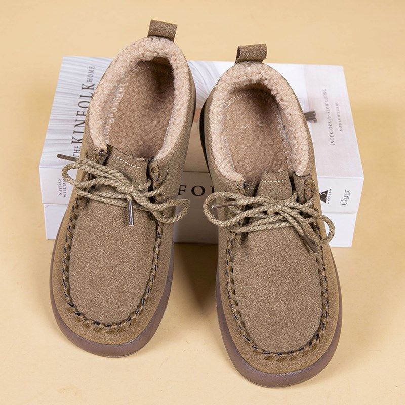 棉鞋女冬季加绒加厚保暖雪地靴一脚E蹬外穿豆豆女鞋新款妈妈鞋棉,淘宝优惠券,粉丝福利购,淘宝优惠卷