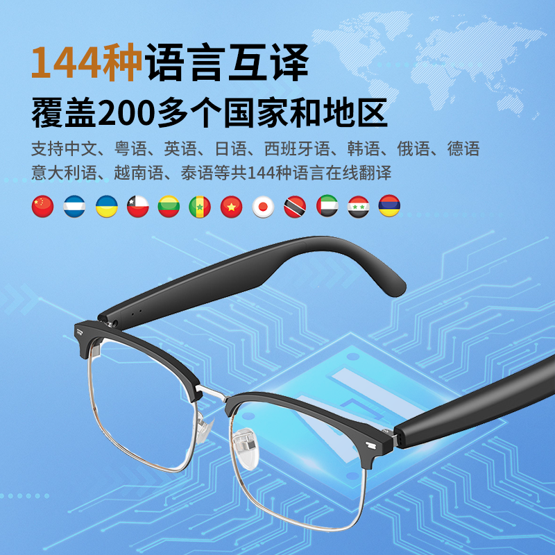 科大讯飞智能翻译眼镜耳机黑科技实时英语翻译蓝牙智能眼镜防漏音,淘宝优惠券,粉丝福利购,淘宝优惠卷