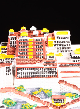 王师兄布达拉宫树脂真建筑模型摆件男生办公室书桌面客厅装饰品创