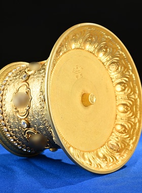 慧宝纯铜指捻转轮家居西藏