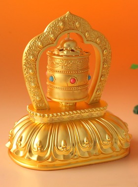 王师兄德田正品太阳能电池转轮经筒续航车载携迷你合金藏式摆件