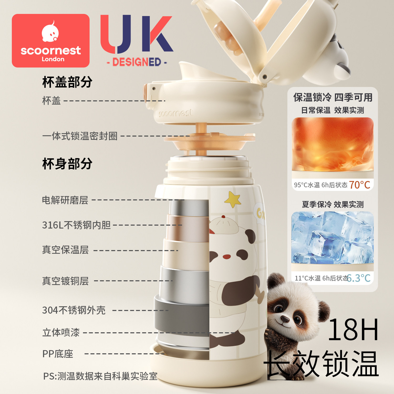 科巢儿童保温杯水杯宝宝幼儿园小学生吸管杯上学专用便携水壶男女,淘宝优惠券,粉丝福利购,淘宝优惠卷