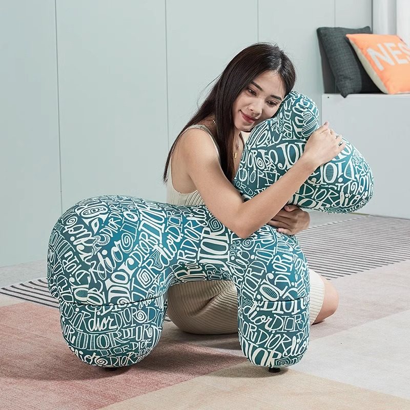 网红创意小马椅动物座椅摆件卡通坐椅儿童大人凳子T换鞋凳乔迁礼,淘宝优惠券,粉丝福利购,淘宝优惠卷