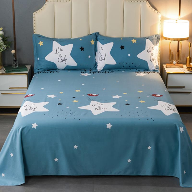 9V7T磨毛加厚纯棉床单单件100家用厚实不跑250x270冬款裸睡春 - 图3