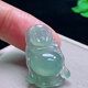Myanmar Jadeite Happy Buddha Jade Pendant Natural Jade A