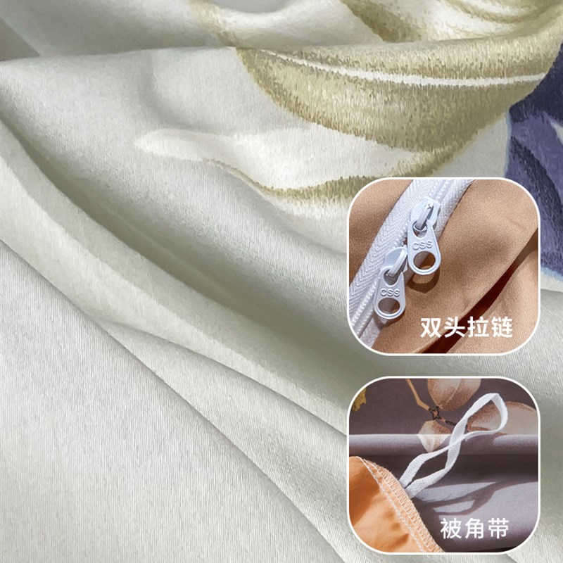 100支长绒棉纯棉被套单件180x200cm全棉单人被罩150x200x230定制 - 图0