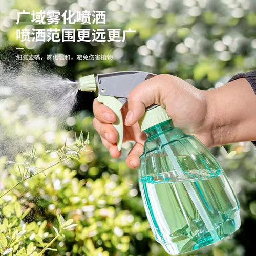 浇花喷壶手压式喷雾瓶园艺绿植喷嘴养花喷水壶超细雾清洁消毒洒水 - 图2