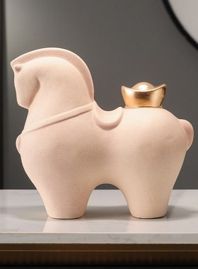 马上有钱红酒架摆件酒柜轻奢客厅餐边柜中K式装饰酒托杯架乔迁礼