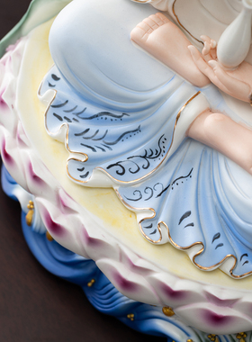 陶瓷观音佛像供奉摆件