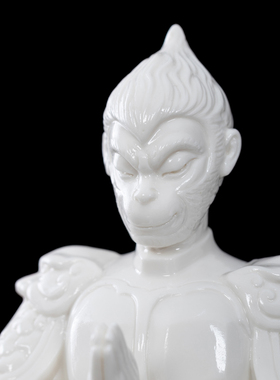 陶瓷创意齐天大圣孙悟空摆件斗战胜佛玄关客厅桌面装饰佛魔工艺品
