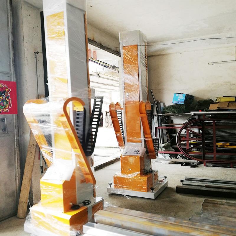 Manufacturer chassis cabinet semi-automatic powder spraying line indoor discharge automatic powder spraying line hardware spraying line