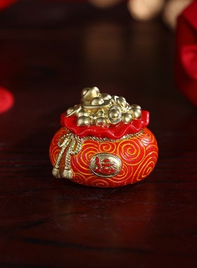五福财神爷招财摆件玄关客厅电视柜办公室装饰品福禄寿喜乔迁礼品
