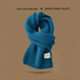 Warm to the core~ Imitation cashmere couple knitted scarf