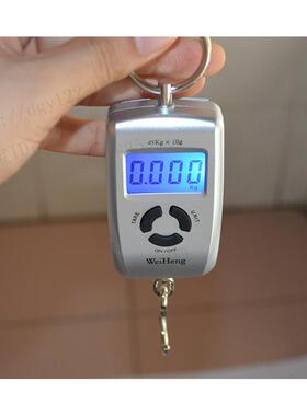 包邮威衡手提秤 电子秤 快递秤包裹称 迷你便携式弹簧挂钩秤45KG