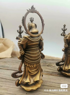 15CM毗沙门天热着色 唐密东密真言宗十二天之毗沙门天热着色