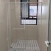 Changzhou customized extremely narrow stainless steel shower room sliding door sunken one-line bathroom glass partition one fixed and one moved