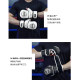 Jingpai bread half finger-upgraded wrist strap is strong and durable