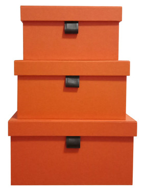 样板房间衣柜收纳箱衣帽间收纳盒皮质整理箱收纳盒收纳箱摆件软装