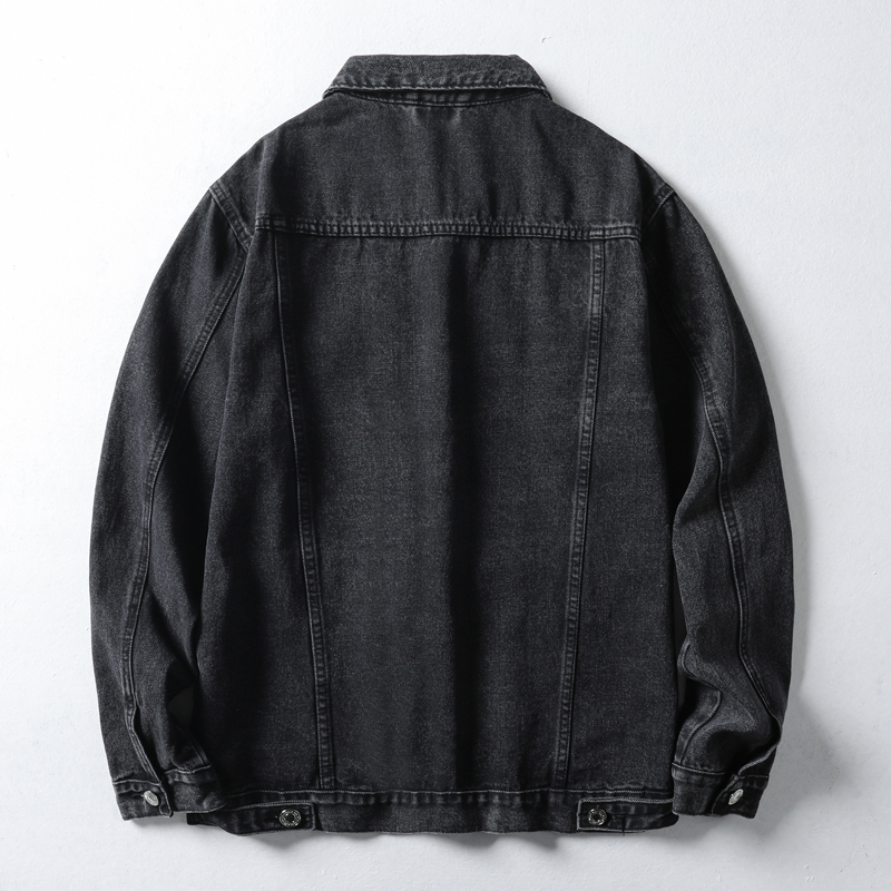 春秋季新款男士牛仔外套复古帅气韩版夹克男装休闲百搭款潮流衣服 - 图0