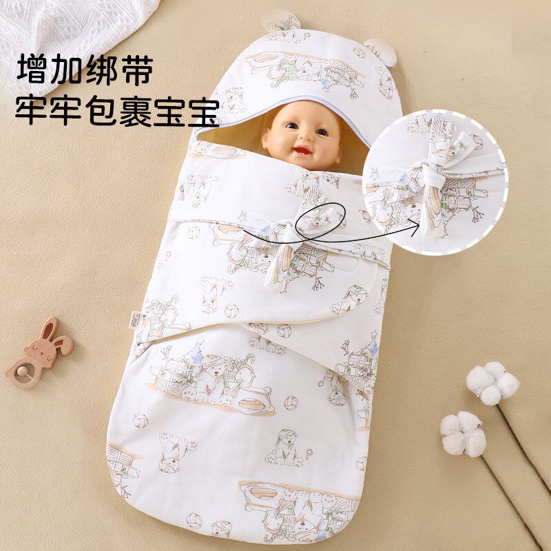 新生婴儿包被秋冬加厚宝宝防惊跳睡袋初生婴儿产房抱被一体式防踢,淘宝优惠券,粉丝福利购,淘宝优惠卷