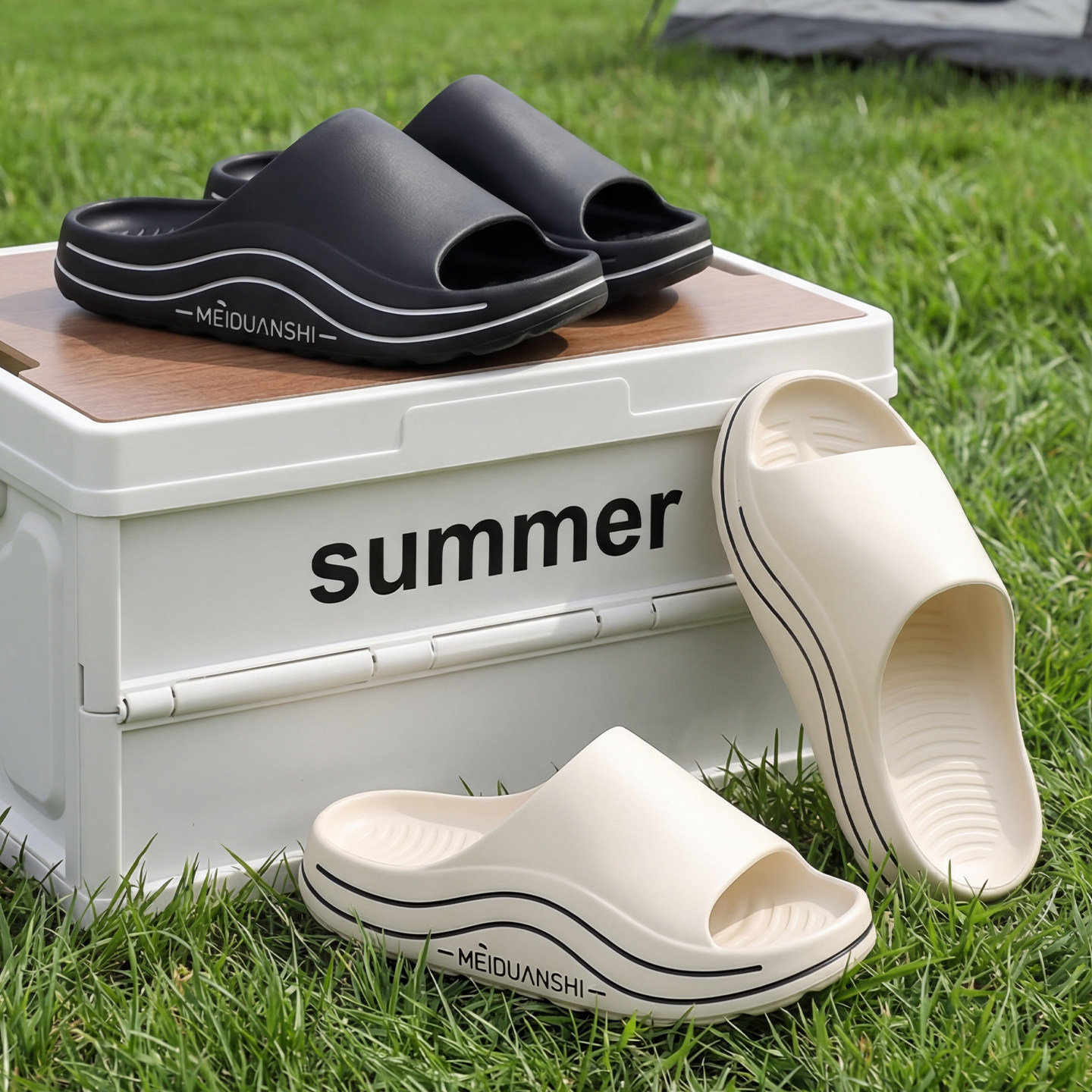 红豆拖鞋女款2026新款室内家居厚底防滑eva踩屎感外穿防臭凉拖女,淘宝优惠券,粉丝福利购,淘宝优惠卷