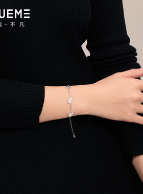 真我不凡S925银葫芦手链女轻奢