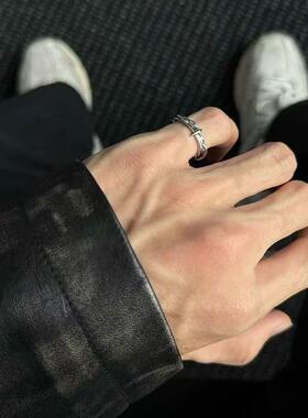 绷带系列尾戒男女设计师款冷淡风小指戒指小众高级感潮牌开口指环