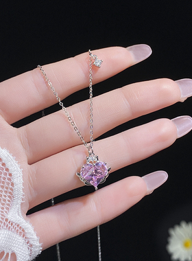 原创S925纯银守护甜心项链高级感