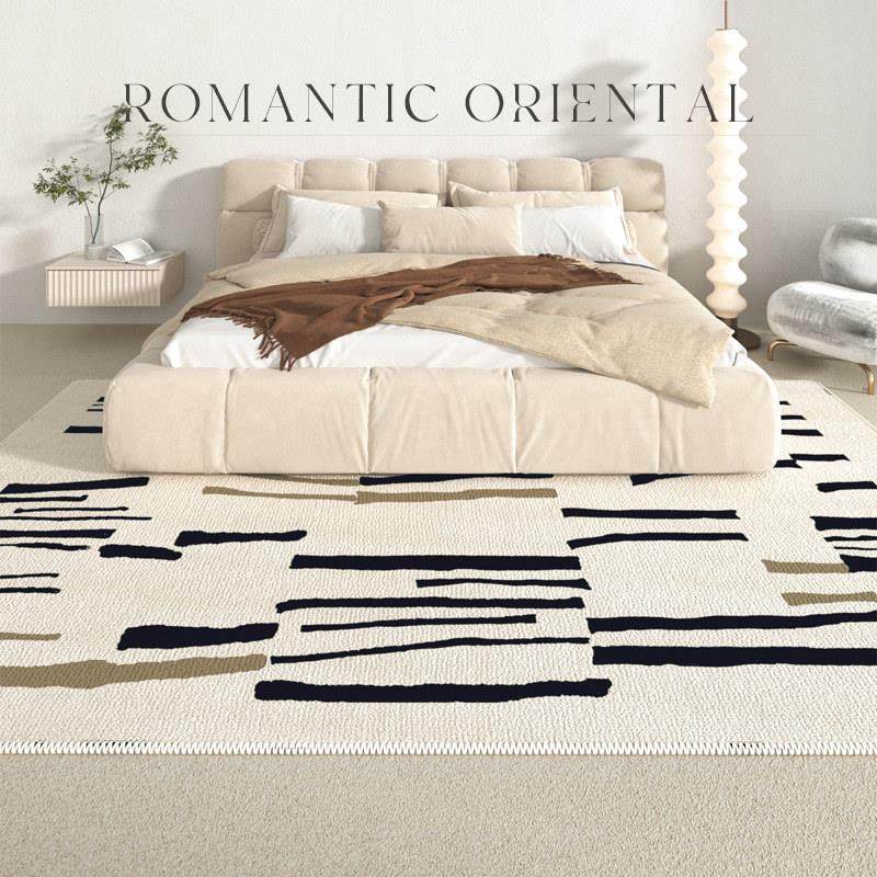 AOVOC 长条床边地毯复古客厅地毯卧室法式床前沙发茶几毯家用地垫,淘宝优惠券,粉丝福利购,淘宝优惠卷