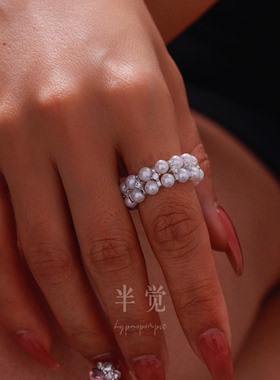 定制款纯银4.5/5mm顶配弹力戒指（拍下备注手圈，以12号为准）