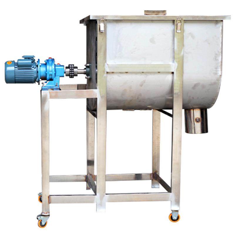 卧式不锈钢搅拌机食品调料咖啡粉搅拌混合机化工料尿素商用拌料机,淘宝优惠券,粉丝福利购,淘宝优惠卷