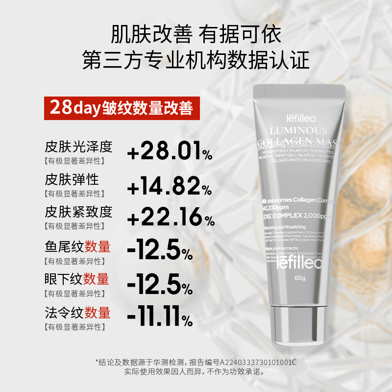 【尝鲜套装】lefilleo丽菲欧胶原蛋白灌注面膜奶皮提亮紧致抗皱