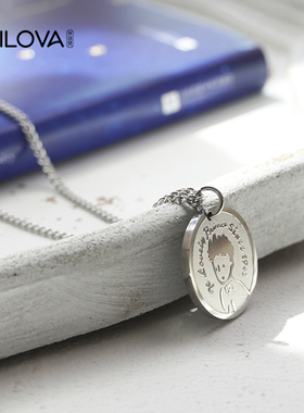 小王子钛钢项链男女百搭冷淡风